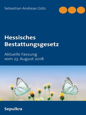 cover image of Hessisches Bestattungsgesetz